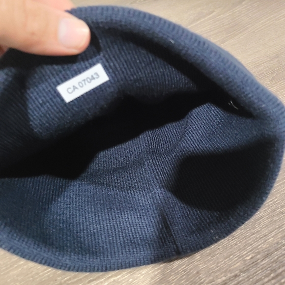 Original Penguin Men's Cuffed Beanie w/ Logo Patch Black O/S NEW - Picture 4 of 8